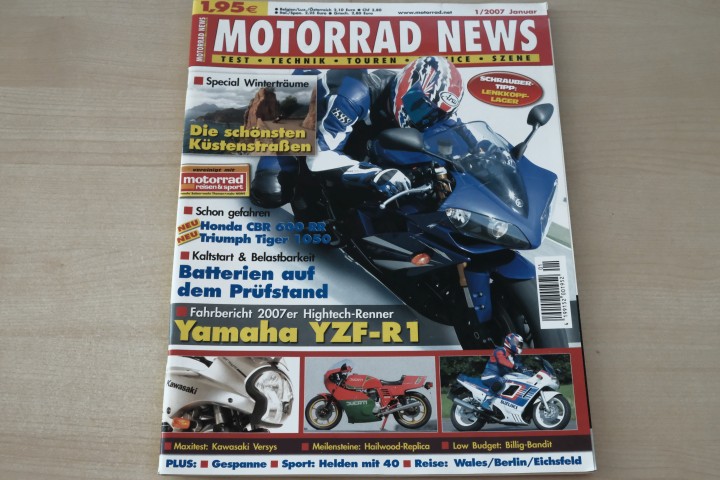Deckblatt Motorrad News (01/2007)
